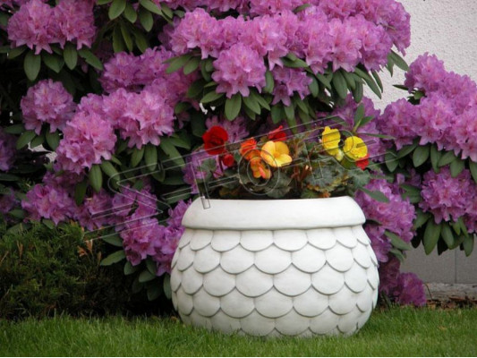 Bloempotten Doos Pot Bloemen Potten XXL Decoratieve Tuin Beton Terras