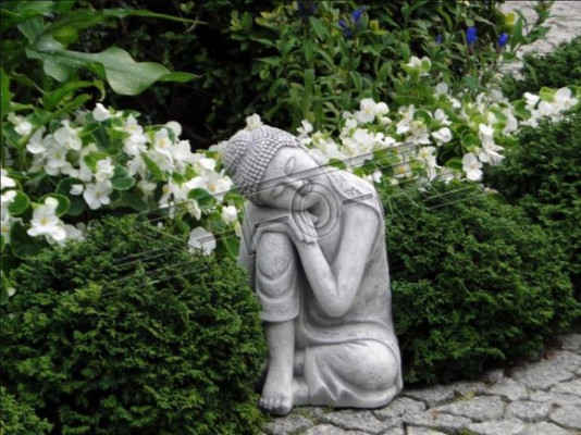 buddha maleisië standbeeld figuur tuin figuren standbeelden sculptuur decoratief