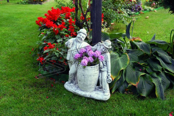 Charlie Chaplin Bloempot Plantenbak Decoratie Figuur Bloempotten