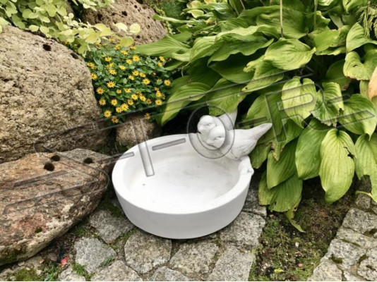 Decoratie Vogel Drinkbak Sculptuur Ontwerp Figuur Standbeeld Tuin Beelden Standbeelden