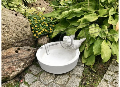 Decoratie Vogel Drinkbak Sculptuur Ontwerp Figuur Standbeeld Tuin Beelden Standbeelden