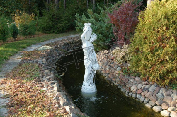 Decoratiefiguur Fontein Tuin Ontwerper Figuren Sculptuur