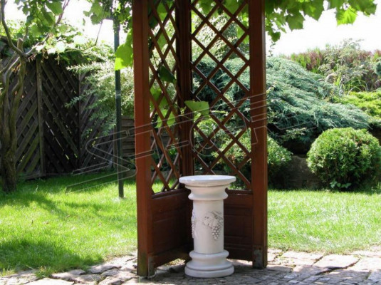 Decoratie zuil zuilen steen antieke stijl Romeinse bloemenstandaard witte standaard