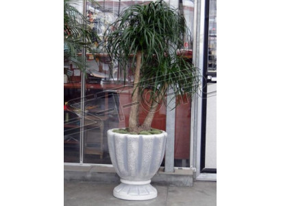 Ontwerp bloempot decoratie pot planten emmer vat potten figuur gezicht sculptuur