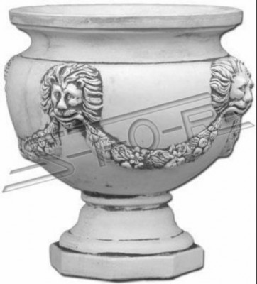 Ontwerp Bloempot Top Plantenbak Vaas Figuren Potten Gezicht Sculptuur