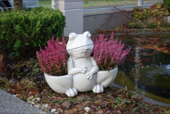 Ontwerp Bloempot Top Plantenbak Vaas Potten Figuur Gezicht Sculptuur