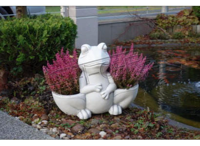 Ontwerp Bloempot Top Plantenbak Vaas Potten Figuur Gezicht Sculptuur