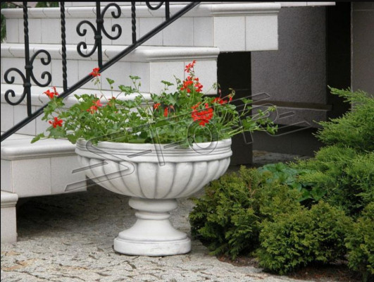 Ontwerp Bloempot Top Planz Deco Emmer Vaas Potten Figuur Gezicht Sculptuur