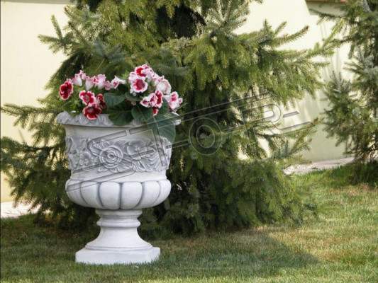 Ontwerp bloempot Top Planz emmer decoratie vat potten figuur gezicht sculptuur