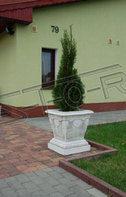 Ontwerp Bloempot Top Planz Vaas Potten Figuur Gezicht Decoratie Sculptuur