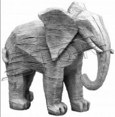Ontwerp Figuur Olifant Sculptuur Figuren Beeldhouwwerken Standbeelden Abstract Standbeeld