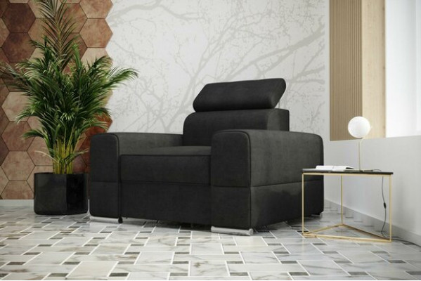Ontwerp Luxe Stoel Fauteuil Bank 1-Zits TV-Lounge Ligstoel Bank Leer Textiel