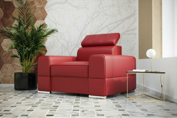 Ontwerp Luxe Stoel Fauteuil Bank 1-Zits TV-Lounge Ligstoel Bank Leer Textiel