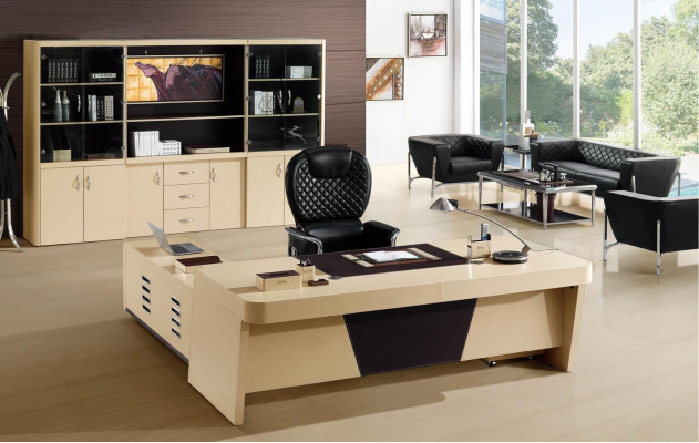 Ontwerp Tafel Hoekbureau Kantoor Chef Kamer Desks Praktijk Advocatenkantoor