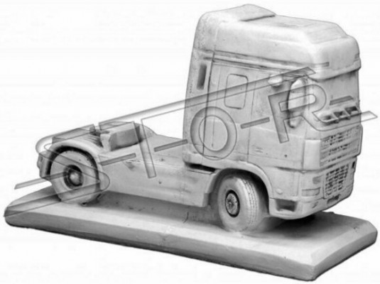 Ontwerper standbeeld figuur figuren vrachtwagen sculpturen tuinbeeldsculptuur