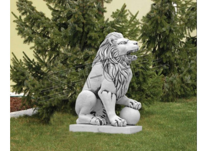 Edele Ridder Leeuw Figuur Standbeeld Sculptuur Figuren Beelden Tuin