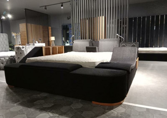 Kleurrijke slaapkamermeubels met kleurrijke meubels, bedden, bedden Zwart Modern Bed