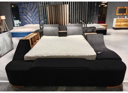 Kleurrijke slaapkamermeubels met kleurrijke meubels, bedden, bedden Zwart Modern Bed