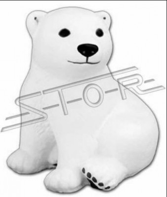 IJsbeer figuur 21cm standbeeld Beer tuindecoratie figuren beeldjes deco