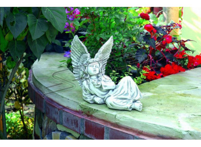 Engel 27cm Sculptuur Ontwerp Figuur Standbeeld Tuin Beelden Decoratieve Beelden