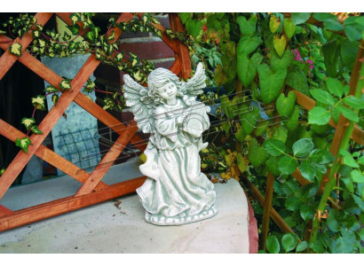 Engel 38 cm Sculptuur Ontwerp Figuur Standbeeld Tuinbeelden Standbeelden