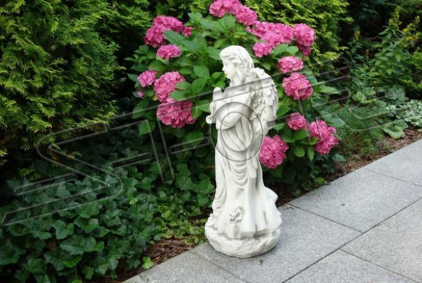Engel 78cm beeldhouwwerk Design sculptuur standbeeld tuinfiguren standbeelden