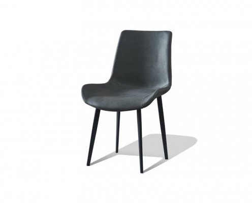 Eetkamer 1x stoel Echt stoelen Zitkussen Ligstoel Ontwerper Leren Fauteuil Moderne