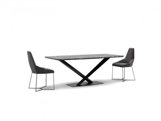 Eetkamerset Eettafel 4x stoelen Luxe tafel Design Compleet Houten meubels