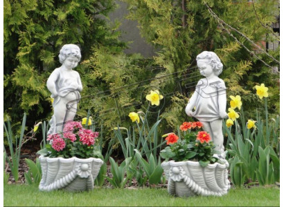 Figuur Bloempot Plantenpot Decoratie Bloempotten Figuur Decor Tuin