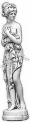Eva Vrouw 74cm Sculptuur Design Figuur Standbeeld Tuin Figuren Beelden