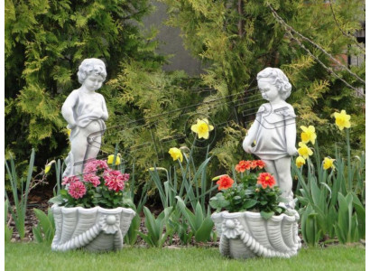 Figuur Bloembak Plant Decoratie Pot Bloempotten Figuur Decoratie Tuin