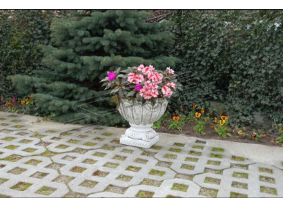 Figuur Bloempot Plant Wit Pot Decoratie Figuur Bloempotten Tuin