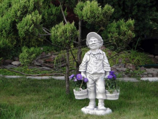 Figuur Decoratie Bloempot Plant Bloempotten Pot Decoratie Figuur Tuin