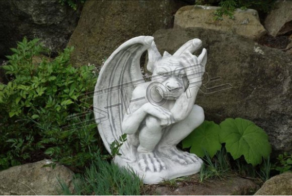 Beeldhouwwerk Draak Kind Tuinbeelden Decoratieve Standbeelden