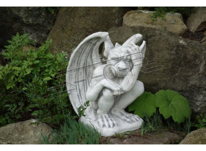 Beeldhouwwerk Draak Kind Tuinbeelden Decoratieve Standbeelden