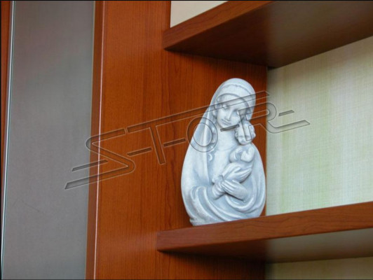 Beeldhouwwerk Maria Jezus sculpturen God Heilige figuren Decoratie Standbeelden