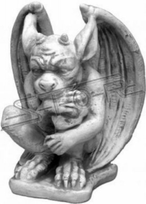 Figuur Duivel Tuin Draak Standbeeld Sculptuur Beeldhouwwerk Beelden