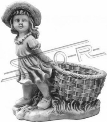 40 cm decoratieve sculptuur ontwerp figuur standbeeld tuin grijs figuren natuur standbeelden