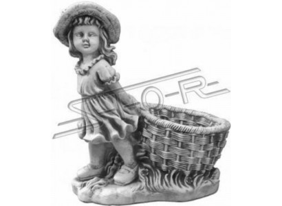 40 cm decoratieve sculptuur ontwerp figuur standbeeld tuin grijs figuren natuur standbeelden