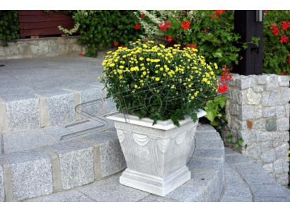 Figuur Wit Bloempot Plantenbak Figuur Decoratie Bloempotten Tuin