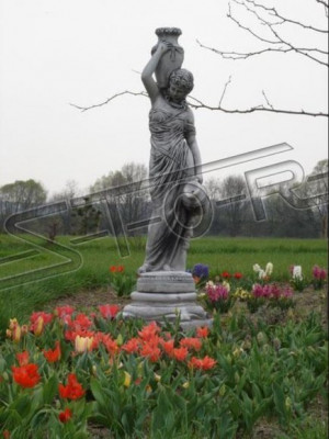 Fonteinen Figur Standbeeld Figuren Sculptuur Standbeelden Beelden Sculpturen Antiek Tuin