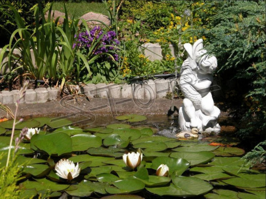 Bekkens figuur standbeeld figuren beelden sculptuur sculpturen tuin