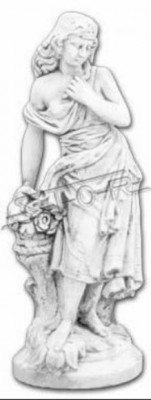 Vrouw 132cm beeldhouwwerk ontwerp figuur standbeeld tuin beelden beelden