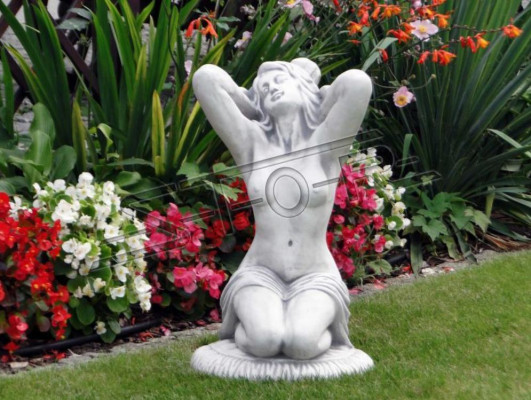 Vrouw 57cm Sculptuur Ontwerp Figuur Standbeeld Tuin Figuren Beelden