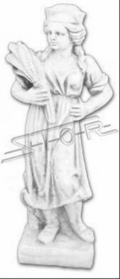 Vrouw 80 cm sculptuur ontwerp figuur standbeeld tuin figuren decoratieve beelden
