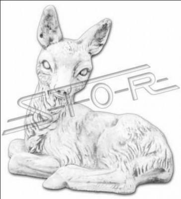 Tuindecoratie Bambi standbeeld sculptuur figuren beeldhouwwerk ontwerper.