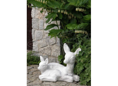 Tuindecoratie Bambi Terras Steen Figuren Figuur Decoratief Standbeeld