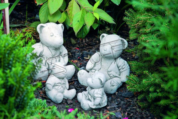 Tuindecoratie Beer Terras Steen Figuren Decoratie Standbeeld