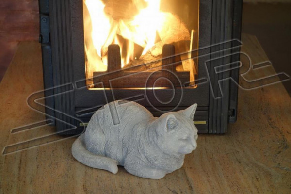 Tuindecoratie Decoratieve kat Terras stenen beeldfiguren Figuur Standbeeld