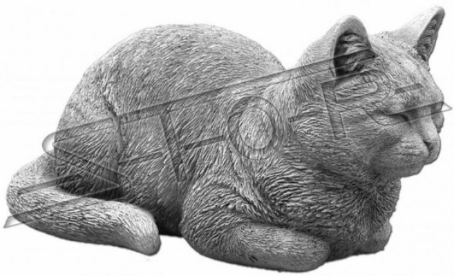 Tuindecoratie Decoratieve kat Terras stenen beeldfiguren Figuur Standbeeld